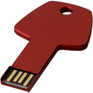 Kulcs pendrive, piros, 2GB