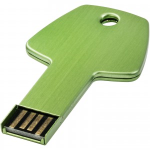 Kulcs pendrive, zöld , 2GB