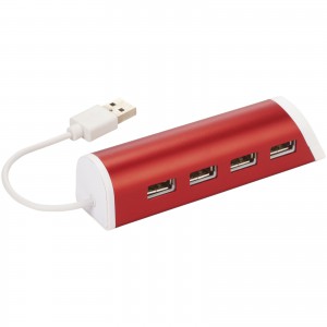 USB elosztó és állvány, piros