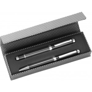CLASSIC fém tollkészlet, fekete tollbetéttel, dobozban