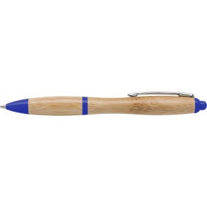 Bambusz golyóstoll kék tollbetéttel