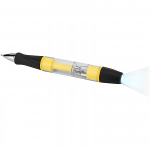 King 7 funkciós csavarhúzós toll világítással, sárga