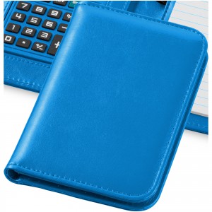 Smarti számológépes jegyzetfüzet, műbőr, kék