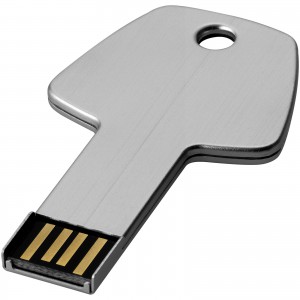 Kulcs pendrive, ezüst, 4GB