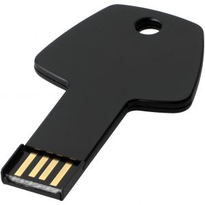 Kulcs pendrive, fekete, 8GB (raktári)