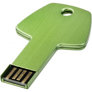 Kulcs pendrive, zöld, 4GB (raktári)