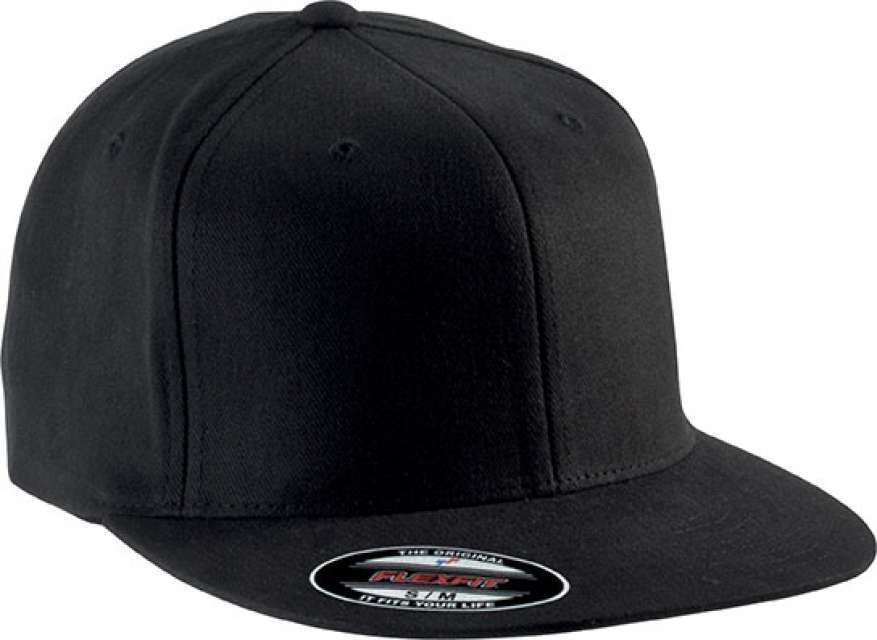 FLEXFIT® BRUSHED COTTON CAP WITH FLAT PEAK - 6 PANELS