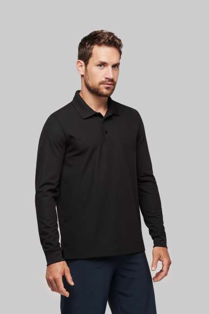 ADULT COOL PLUS® LONG-SLEEVED POLO SHIRT