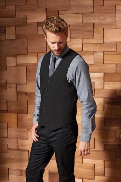 MEN’S LINED POLYESTER WAISTCOAT
