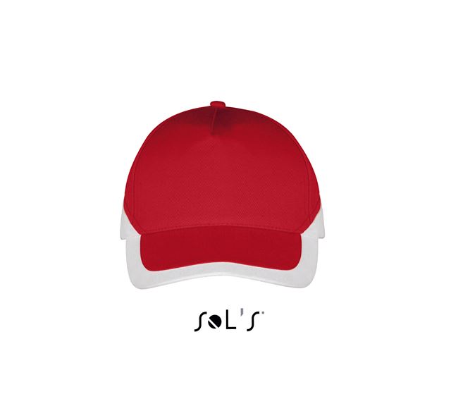 SOL'S BOOSTER - 5 PANEL CONTRASTED CAP